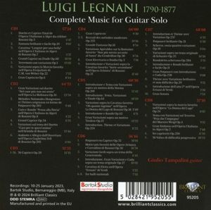 Produktbild: Legnani:Complete Music For Guitar Solo