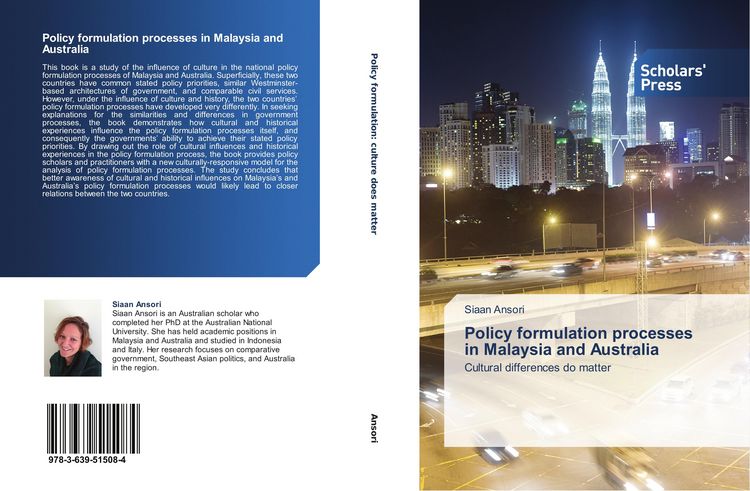 Produktbild: Policy formulation processes in Malaysia and Australia