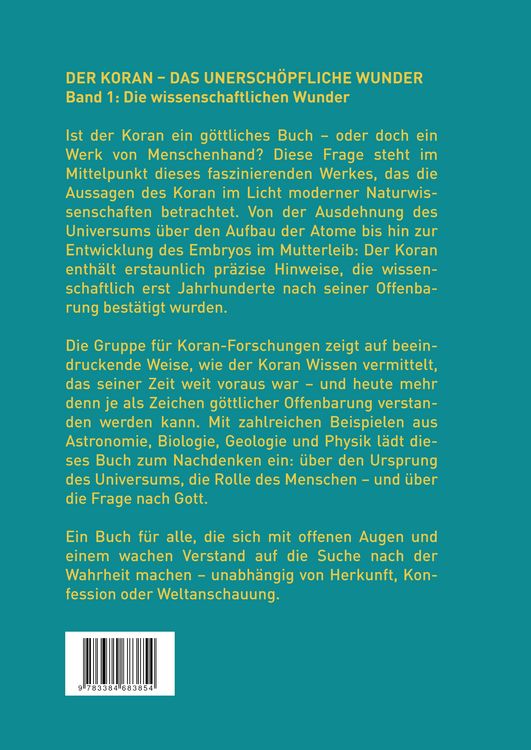Produktbild: Der Koran &ndash; Das unersch&ouml;pfliche Wunder