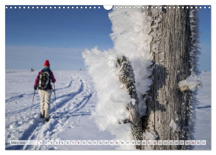 Produktbild: Lappland - Winterwandern Impressionen (Wandkalender 2026 DIN A3 quer), CALVENDO Monatskalender