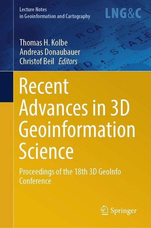 Produktbild: Recent Advances in 3D Geoinformation Science