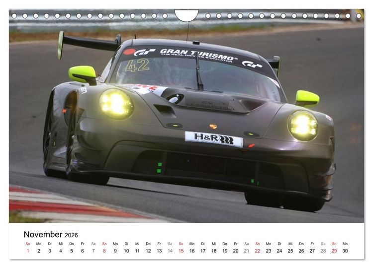 Produktbild: VLN Langstrecken Meisterschaft (Wandkalender 2026 DIN A4 quer), CALVENDO Monatskalender