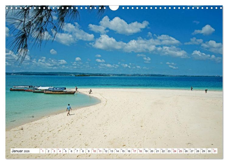 Produktbild: Die Gew&uuml;rzinsel Sansibar (Wandkalender 2026 DIN A3 quer), CALVENDO Monatskalender
