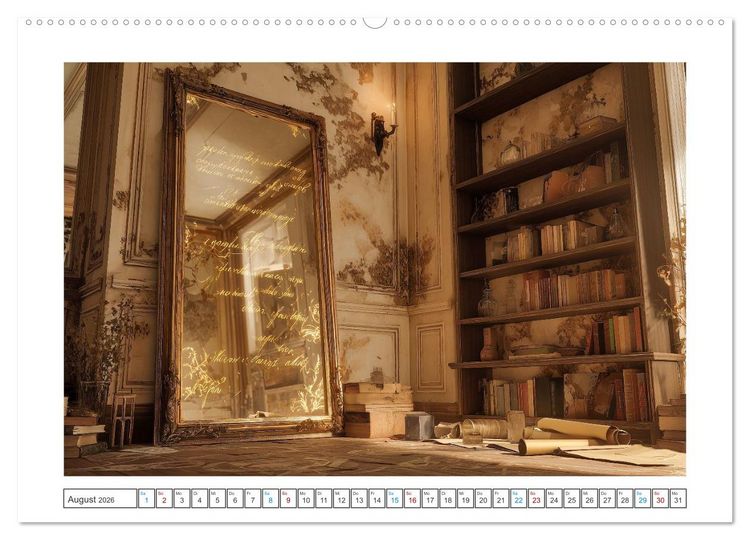 Produktbild: Magische Reflexionen (hochwertiger Premium Wandkalender 2026 DIN A2 quer), Kunstdruck in Hochglanz