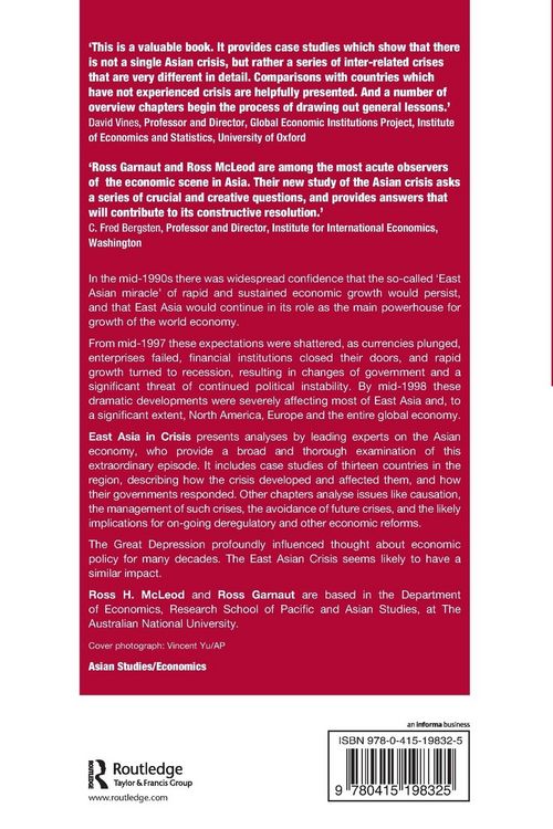 Produktbild: East Asia in Crisis