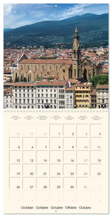 Produktbild: FLORENCE Impressions by day and night (Wall Calendar 2026 12 &times; 12 Inch) CALVENDO 12 Month Wall Calendar