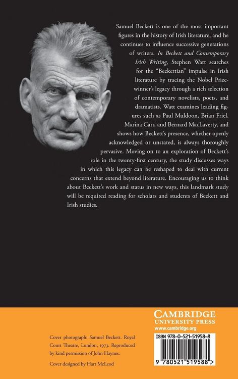 Produktbild: Beckett and Contemporary Irish Writing