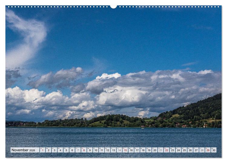 Produktbild: Magischer Tegernsee (hochwertiger Premium Wandkalender 2026 DIN A2 quer), Kunstdruck in Hochglanz