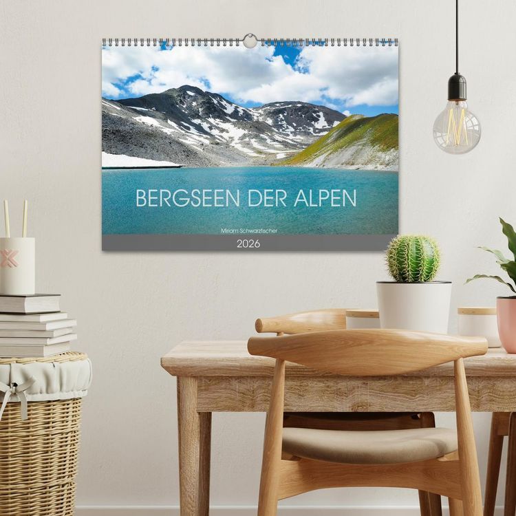 Produktbild: Bergseen der Alpen (Wandkalender 2026 DIN A3 quer), CALVENDO Monatskalender