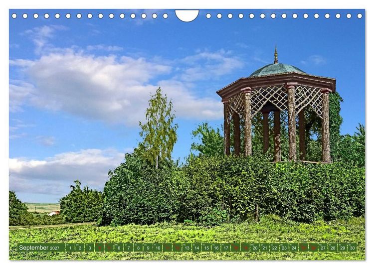 Produktbild: Aschersleben um 1900 &ndash; Auf der alten Burg - Kolorierte Schwarzwei&szlig;fotos (Wandkalender 2027 DIN A4 quer), CALVENDO Monatskalender