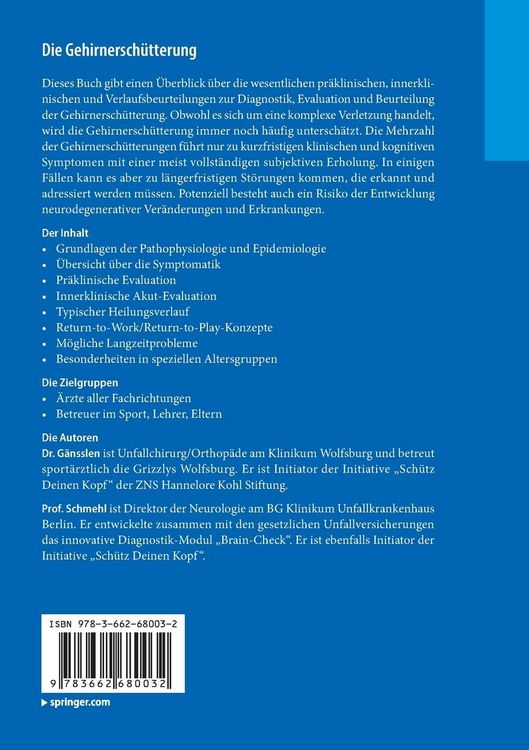 Produktbild: Die Gehirnersch&uuml;tterung