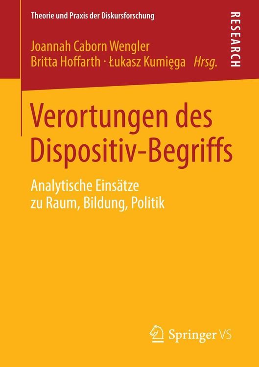 Produktbild: Verortungen des Dispositiv-Begriffs