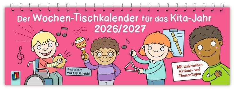 Produktbild: Der Wochen-Tischkalender f&uuml;r das Kita-Jahr 2026/2027