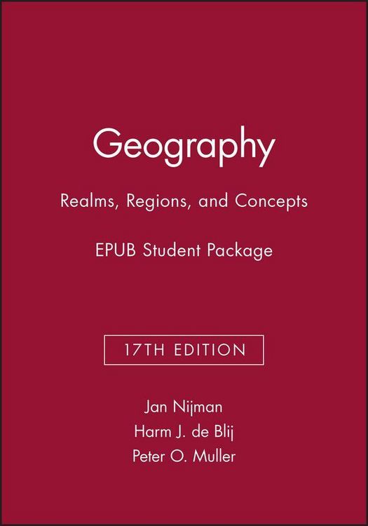 Produktbild: Geography: Realms, Regions, and Concepts, 17e Epub Student Package