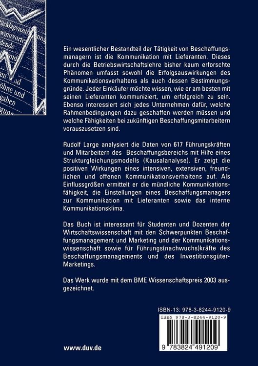 Produktbild: Interpersonelle Kommunikation und erfolgreiches Lieferantenmanagement
