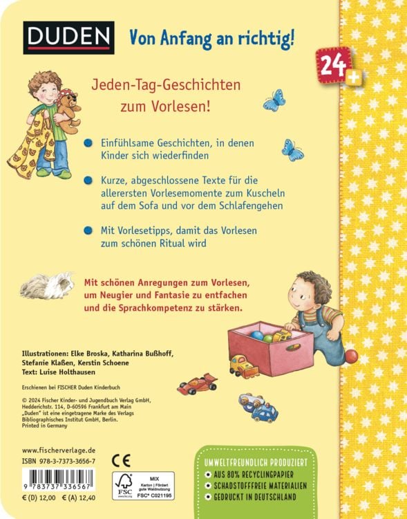 Produktbild: Duden 24+: Unsere sch&ouml;nste Geschichtenzeit. Kuschel, Schauen, Vorlesen!
