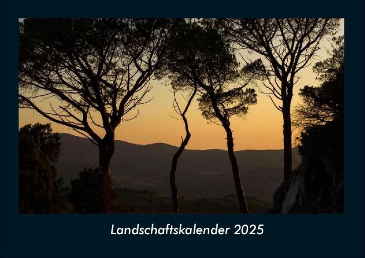 Produktbild: Landschaftskalender 2025 Fotokalender DIN A4