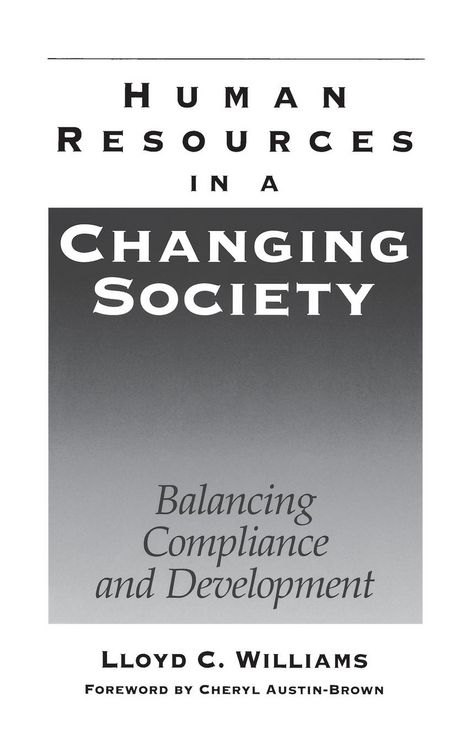 Produktbild: Human Resources in a Changing Society