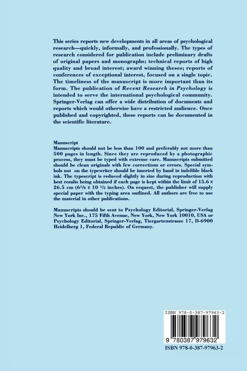 Produktbild: Recent Trends in Theoretical Psychology