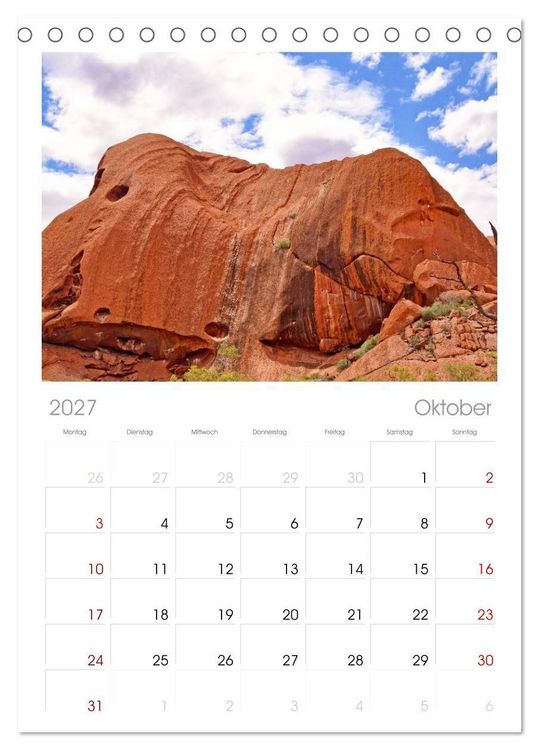 Produktbild: Faszination Australien - eine Traumreise (Tischkalender 2027 DIN A5 hoch), CALVENDO Monatskalender