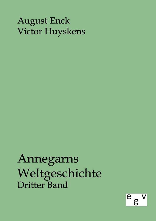 Produktbild: Annegarns Weltgeschichte