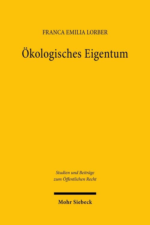 Produktbild: &Ouml;kologisches Eigentum