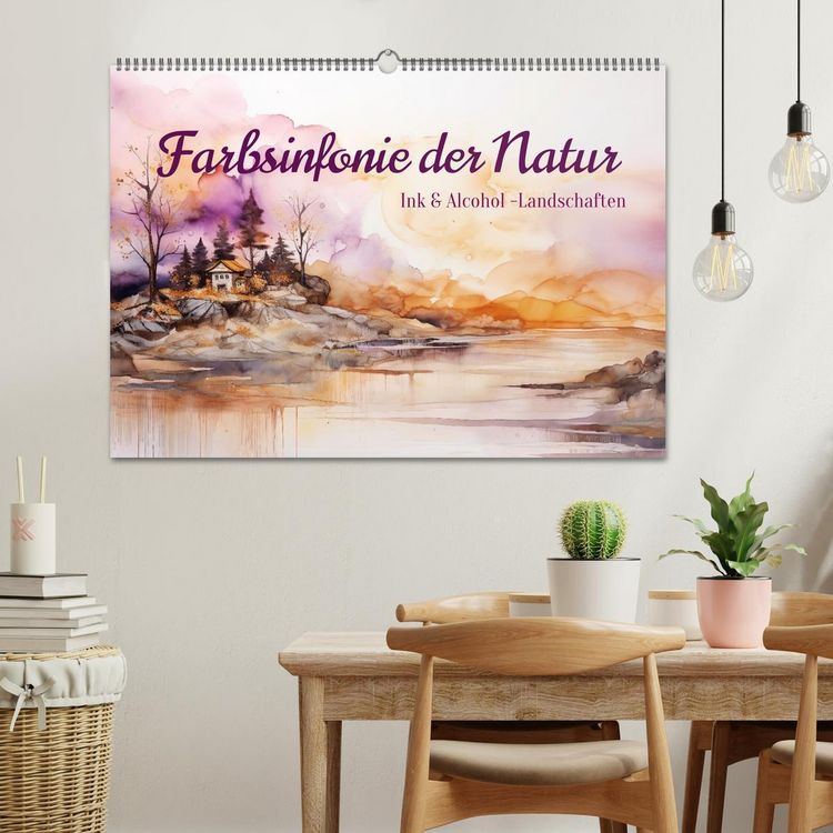 Produktbild: Farbsinfonie der Natur (Wandkalender 2026 DIN A2 quer), CALVENDO Monatskalender