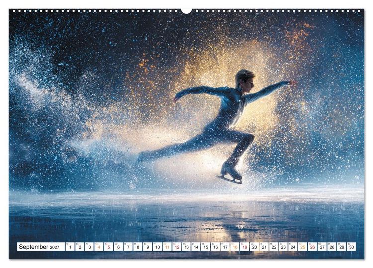 Produktbild: Winterwelten (Wandkalender 2027 DIN A2 quer), CALVENDO Monatskalender