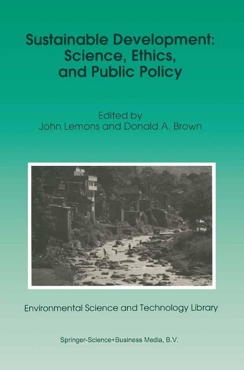 Produktbild: Sustainable Development: Science, Ethics, and Public Policy