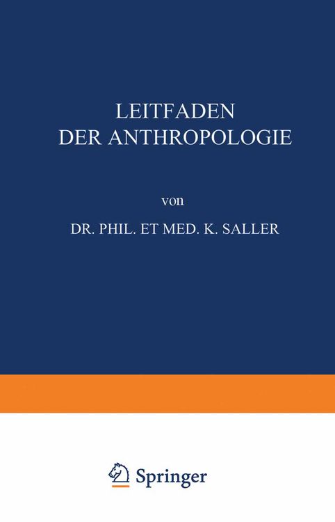 Produktbild: Leitfaden der Anthropologie
