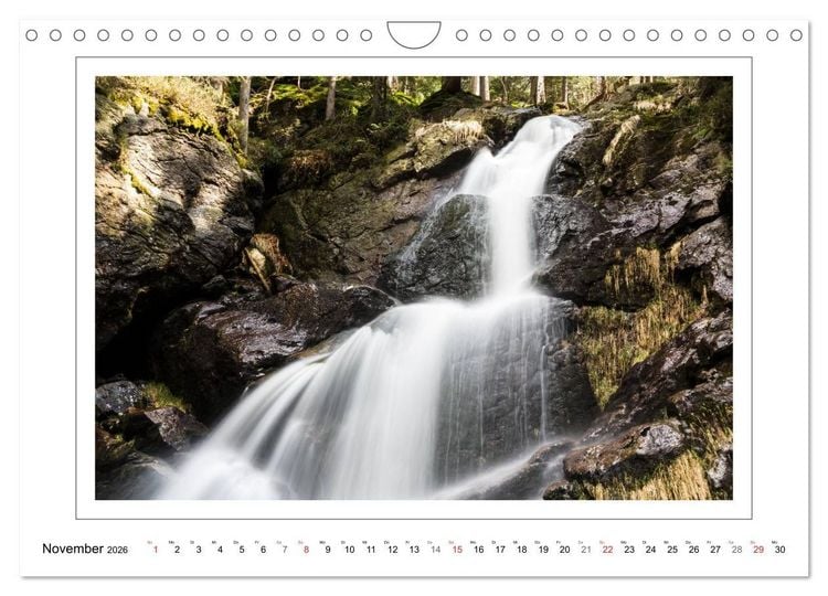 Produktbild: Unterwegs im Bayerischen Wald (Wandkalender 2026 DIN A4 quer), CALVENDO Monatskalender