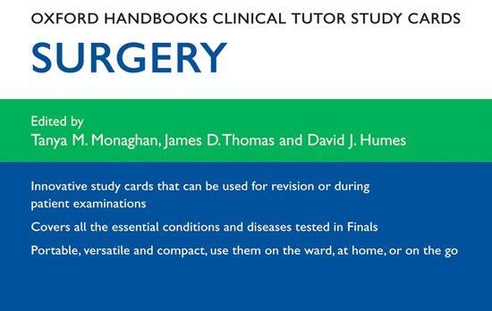 Produktbild: Oxford Handbooks Clinical Tutor Study Cards: Surgery