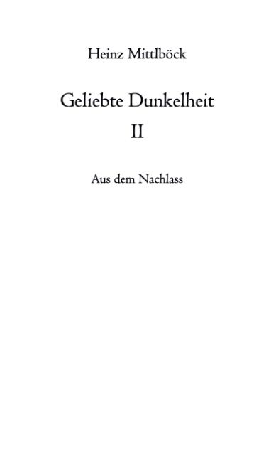 Produktbild: Geliebte Dunkelheit II