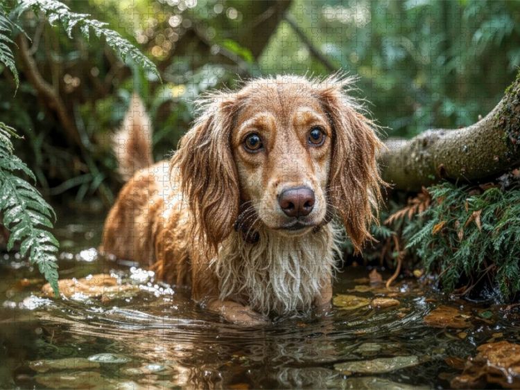 Produktbild: CALVENDO Puzzle Hoffentlich wird das Wasser nicht tiefer | 1000 Teile Lege-Gr&ouml;&szlig;e 64x48cm Foto-Puzzle f&uuml;r gl&uuml;ckliche Stunden