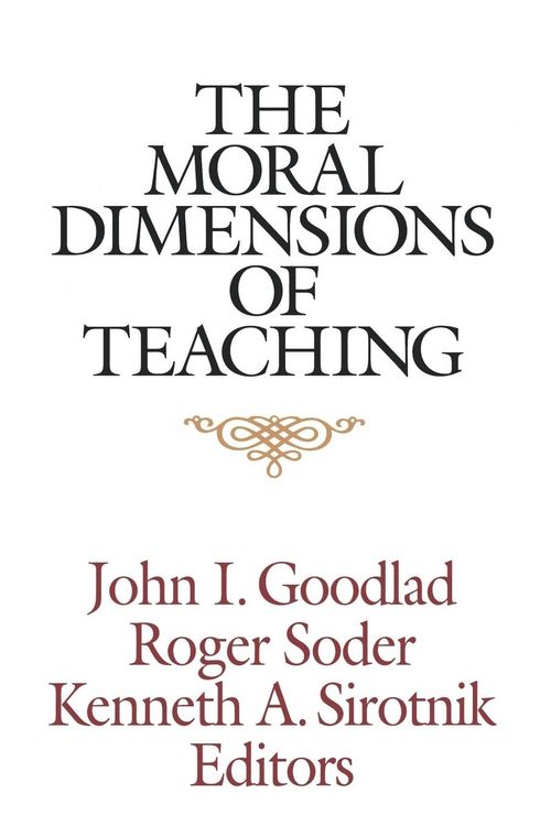 Produktbild: The Moral Dimensions of Teaching