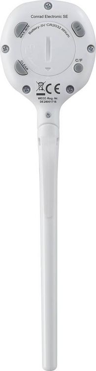 Produktbild: VOLTCRAFT DET4R Einstichthermometer Messbereich Temperatur -20 bis 250 &deg;C F&uuml;hler-Typ NTC Kontaktmessung