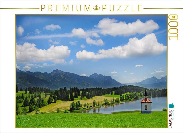 Produktbild: CALVENDO Puzzle Im Allg&auml;u | 1000 Teile Lege-Gr&ouml;&szlig;e 64x48cm Foto-Puzzle f&uuml;r gl&uuml;ckliche Stunden