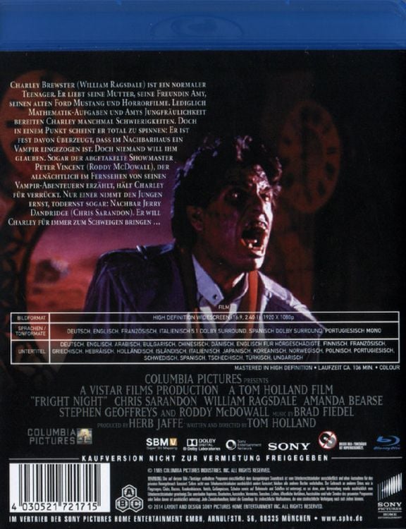 Produktbild: Die rabenschwarze Nacht - Fright Night