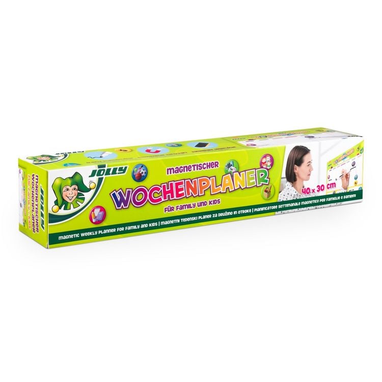 Produktbild: JOLLY Wochenplaner Set: Magnettafel, 2x Marker, Radierer & 9x Magneticons