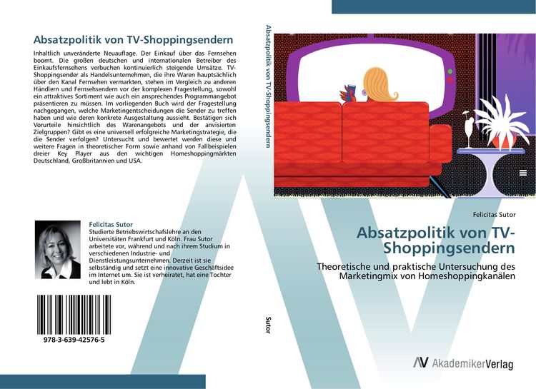 Produktbild: Absatzpolitik von TV-Shoppingsendern