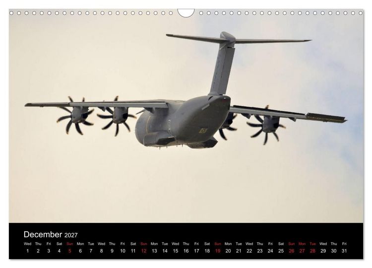 Produktbild: Airbus A400M Atlas (Wall Calendar 2027 DIN A3 landscape), CALVENDO 12 Month Wall Calendar