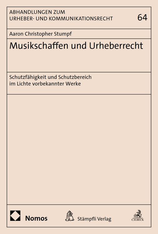 Produktbild: Musikschaffen und Urheberrecht