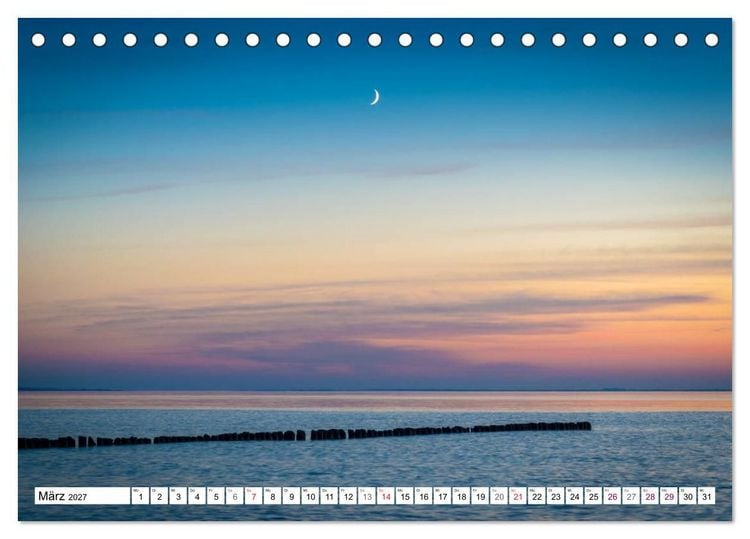 Produktbild: Insel R&uuml;gen - Meine wilde Ostsee-Romanze (Tischkalender 2027 DIN A5 quer), CALVENDO Monatskalender
