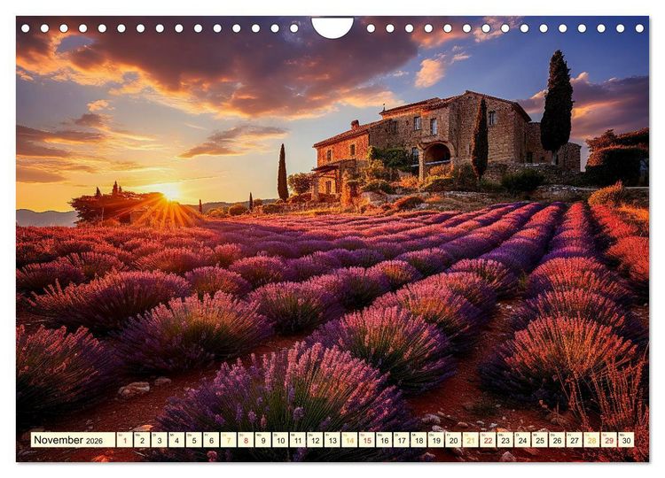 Produktbild: Provence Urlaubstr&auml;ume (Wandkalender 2026 DIN A4 quer), CALVENDO Monatskalender