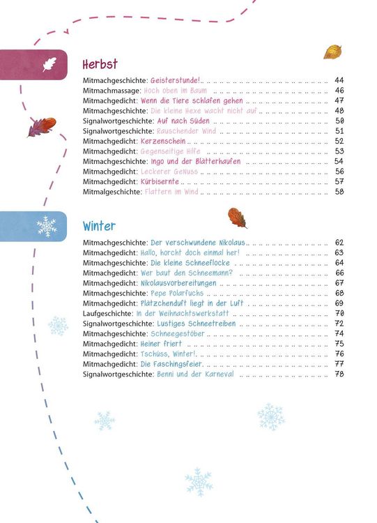 Produktbild: Das Kita-Jahreszeitenbuch: Mitmachgeschichten & Mitmachgedichte