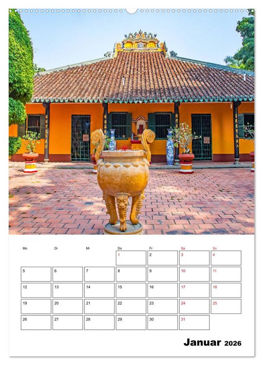 Produktbild: Ho-Chi-Minh-Stadt - die sch&ouml;nsten Sehensw&uuml;rdigkeiten (Wandkalender 2026 DIN A2 hoch), CALVENDO Monatskalender