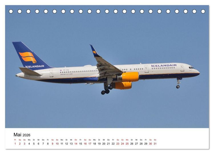 Produktbild: Flugzeuge aller Art (Tischkalender 2026 DIN A5 quer), CALVENDO Monatskalender