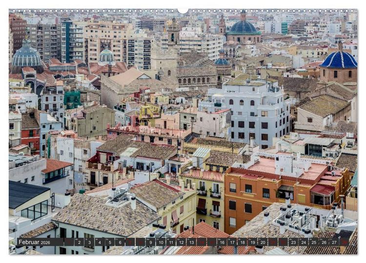 Produktbild: Valencia - Stadt am Turia (Wandkalender 2026 DIN A2 quer), CALVENDO Monatskalender