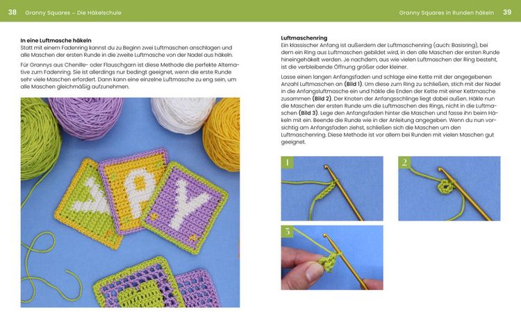Produktbild: Granny Squares &ndash; Die H&auml;kelschule