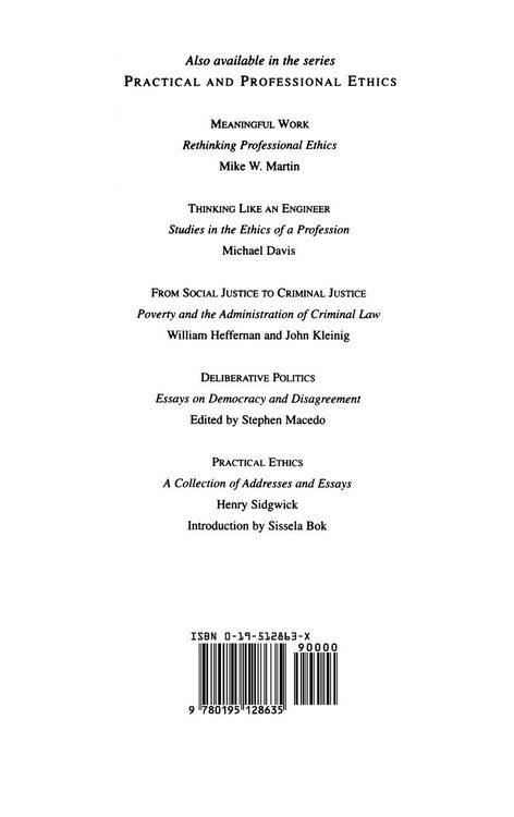Produktbild: Conflict of Interest in the Professions